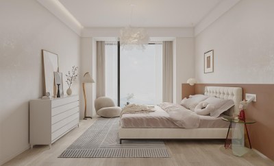 现代卧室3D模型下载